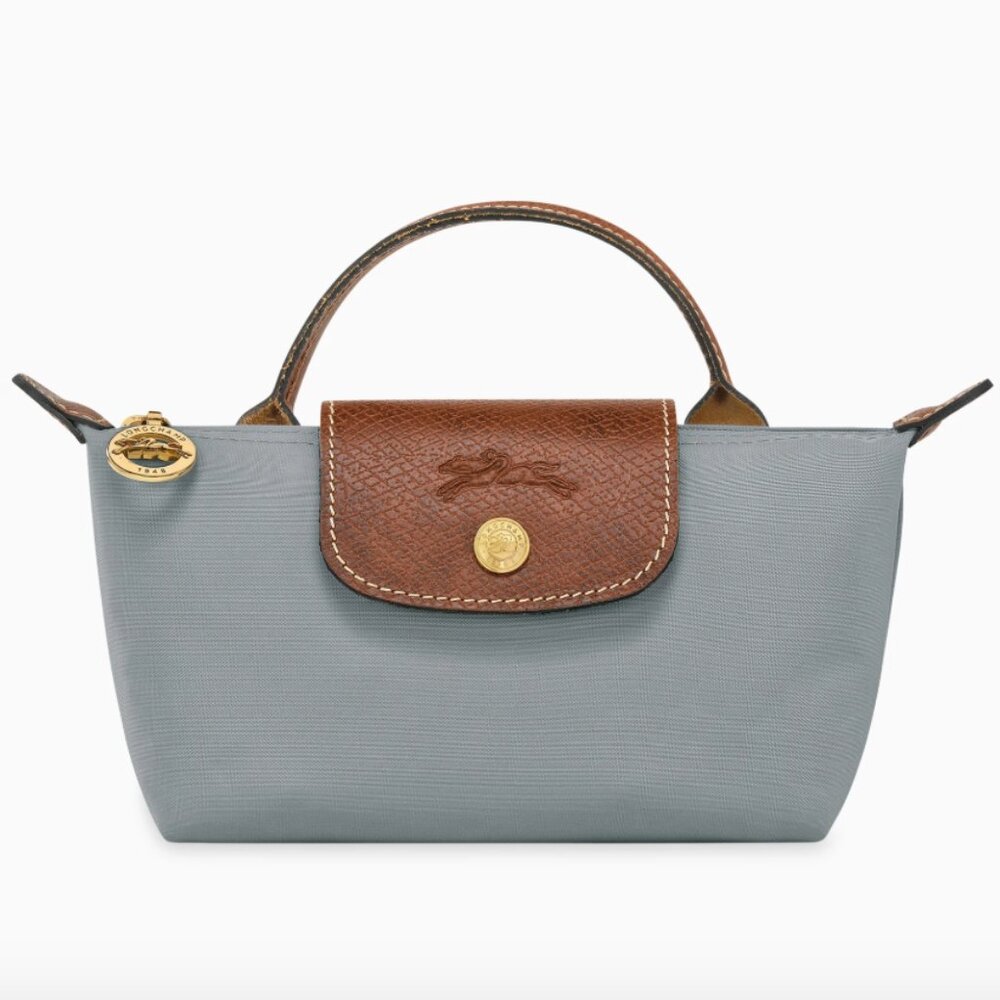 mini Longchamp Le Pliage Pouch with handle | Long strap included | NEVER USED!!!